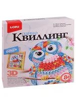 Набор для творчества LORI Квиллинг. Панно "Совушка" Квл-023