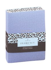 Ежедневник недатированный "Florence. Leopard", В6, 160 листов, голубой