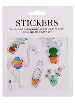 Наклейки для ткани и кожи Фламинго