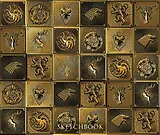 Sketchbook Игра Престолов. Гербы домов (96 стр)