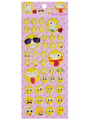 Наклейки-смайлы Очки, 2510-14