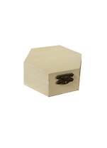 Шкатулка для росписи шестигранник (497445) (9х4,5х8см) (дерево)