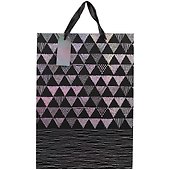 Пакет А3 46*33*10 Triangles Black нейтр., бум.мат.ламинат - 1