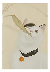 Блокнот А6+ 18л нелин. "Котик по кличке Миндаль (3)", скоба