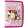Пенал 1 отделение "Cute owls" 19*13 см, полиэстер