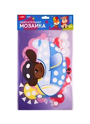 Набор для творчества LORI Увлекательная мозаика (набор большой) Собачка-пилот Км-009