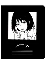 Тетрадь в клетку Эксмо, "Аниме. Девушка (Дзё)", 48 листов