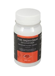 Лак акриловый 100мл полуматовый, Таир