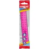 Линейка 15см "Neon Solid" розов., подвес, ERICH KRAUSE