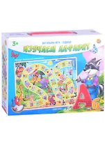 Настольная игра-ходилка "Изучаем алфавит" (Арт. ИН-0248)