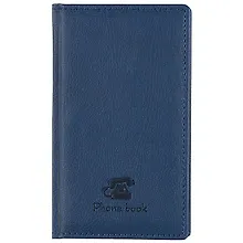 Алфавитная книга Lezar А6+, 60 листов, синяя