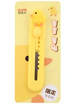 Нож канцелярский 9мм "Утенок" пласт. корпус, инд. уп. Centrum