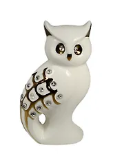 Статуэтка Сова (9х5х15см) (фарфор) (123351)