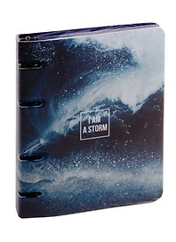 Тетрадь на кольцах «Storm» 120 листов в клетку, А5, сменный блок - Be Smart