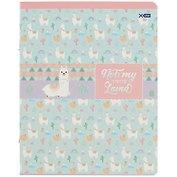 Тетрадь в клетку BG, Lama Pattern - soft, 48 листов, в ассортименте