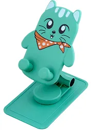 Держатель для телефона Котик с банданой (6,3х5,1) (пластик) (коробка)