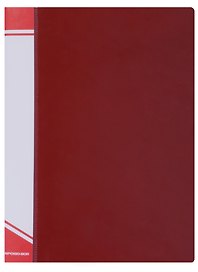 Папка с файлами А4, 80 файлов, пластик, в ассортименте, inФОРМАТ