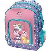 Рюкзак школьный "My little pony" 35*27*16см, 2 отд.на молнии, уплотн.лямки, ортопед.спинка, Proff