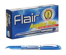 Шариковая ручка синяя, Angular, Flair