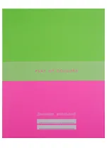 Дневник для средних и старших классов Unnika, "Неоновый дуэт (салатовый и розовый)", 48 листов