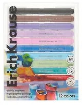 Маркеры акриловые 12цв "Art Spirit" кистевидные, водн.основа, пл.уп., ErichKrause