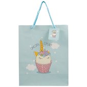 Подарочный пакет «Unicorn cupcake», А4 - 1
