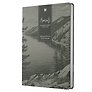 Ежедневник дат. 2027г. А5 176л "PREMIUM. Mountains" зеленый, иск.кожа, интегр.переплет, тисн.фольгой, метализ.торец, скругл.углы, ляссе, инд.уп