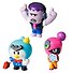 Коллекционная фигурка Brawl Stars, Фрэнк, Тара и Мистер Пи, (5см), (BRW2020D) - 1