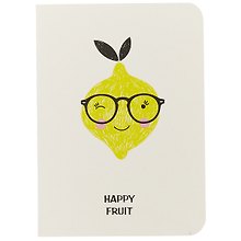 Записная книжка «Happy fruit» А7, 20 листов в клетку, сшивка, Kairui, в ассортименте