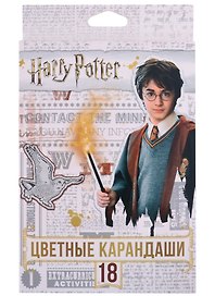 Карандаши цветные «Гарри Поттер», Hatber, 18 цветов