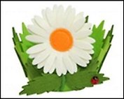 Корзина войлочная Ромашка (000095)