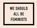 Кардхолдер. We should all be feminists (в форме книжки, 215х65 мм)