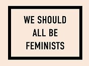 Кардхолдер. We should all be feminists (в форме книжки, 215х65 мм)