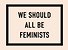 Кардхолдер. We should all be feminists (в форме книжки, 215х65 мм) - 0