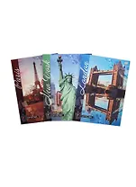 Тетрадь в клетку Academy Style, "Города", А4, 48 листов, в ассортименте