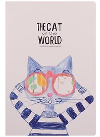 Тетрадь общая «The cat of the world», 40 листов в линейку, А5 - AnAn