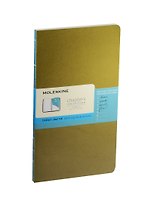 Книга для записей А5 64л в точку "Chapter" Slim зеленая, Moleskine