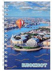 Записная книжка, А6, 80л, СПб Стрелка В.О. день