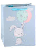 Пакет А4 32*26*12 "Зайка" дет., бум.мат