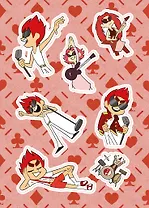 Лист Стикеров 13 Карт: Данте. Земля Королей