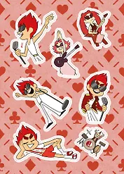 Лист Стикеров 13 Карт: Данте. Земля Королей