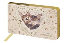 Еженедельник недатированный «Love me. Котики приносят счастье» А6, 80 листов, экокожа, Bruno Visconti