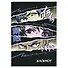 Записная книжка А6 40л "Взгляд" инт.переплет, диз.блок, софт-тач, офсет - 0