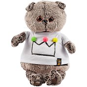 Мягкая игрушка Басик в футболке с короной (22 см) (Ks22-175)