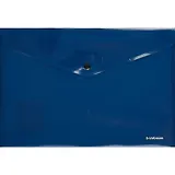 Папка-конверт А4 на кнопке "Diagonal Classic" непрозрачн.пластик, синий, Erich Krause