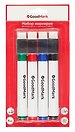 Маркеры для досок с магнитом и губкой GoodMark, 4 цвета