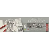 Карандаши «Cleos», 6 штук, 2H, HB, 2B,4 B, 6B, 8B