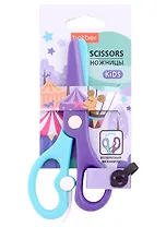 Ножницы 120мм детские "Маленький цирк" с усилителем, блистер, ассорти, Hatber