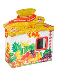 Игровой набор, ТМ Vladi Toys, Игра на магнитах «Сад», Мультиколор