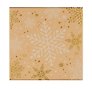 Коробка подарочная "Craft snowflaces" 15,5*15,5*6,5см, Новый год, картон